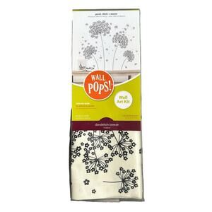 New In Box Wall Pops Wall Art Kit Dandelion Breeze